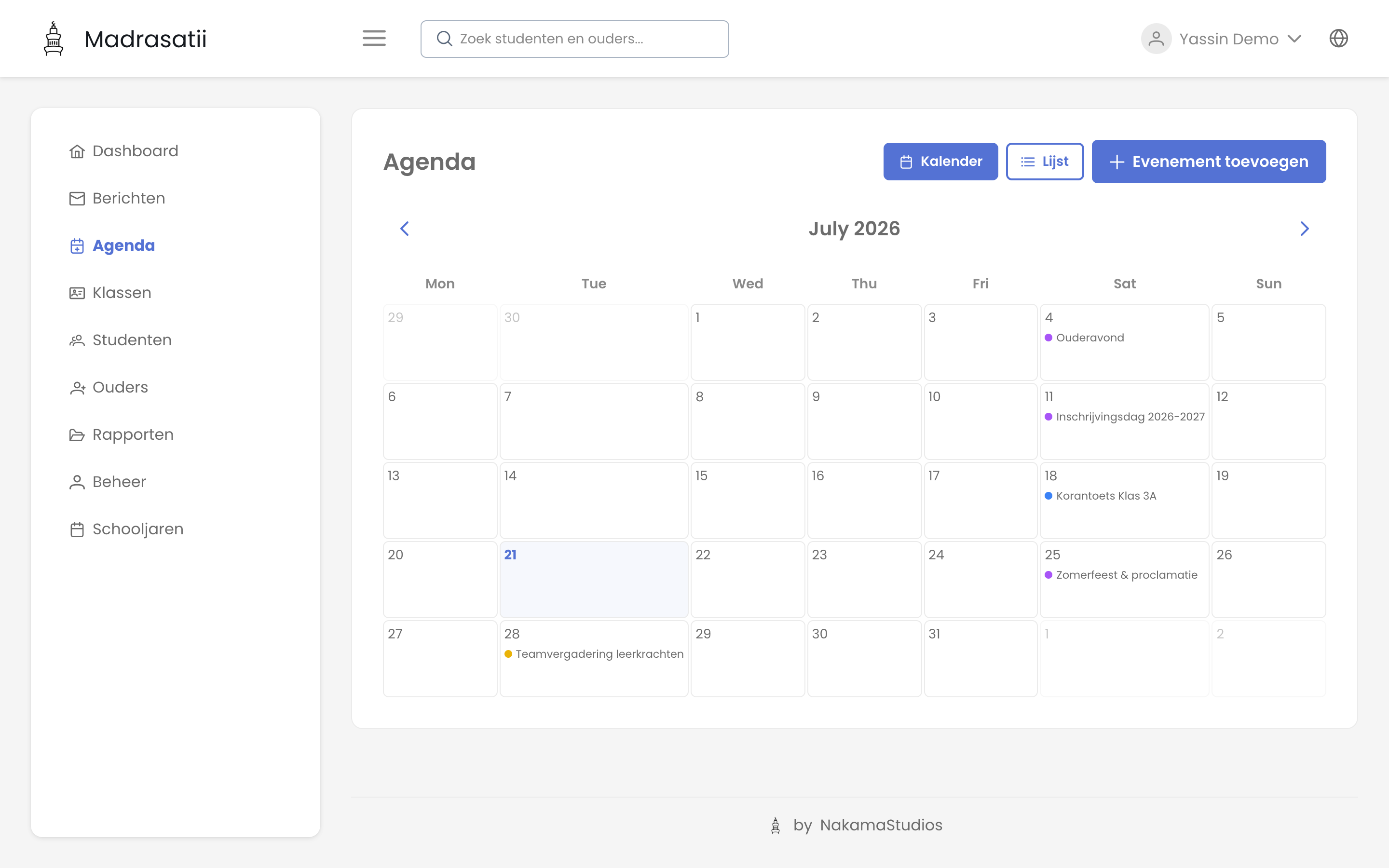 Agenda & evenementen